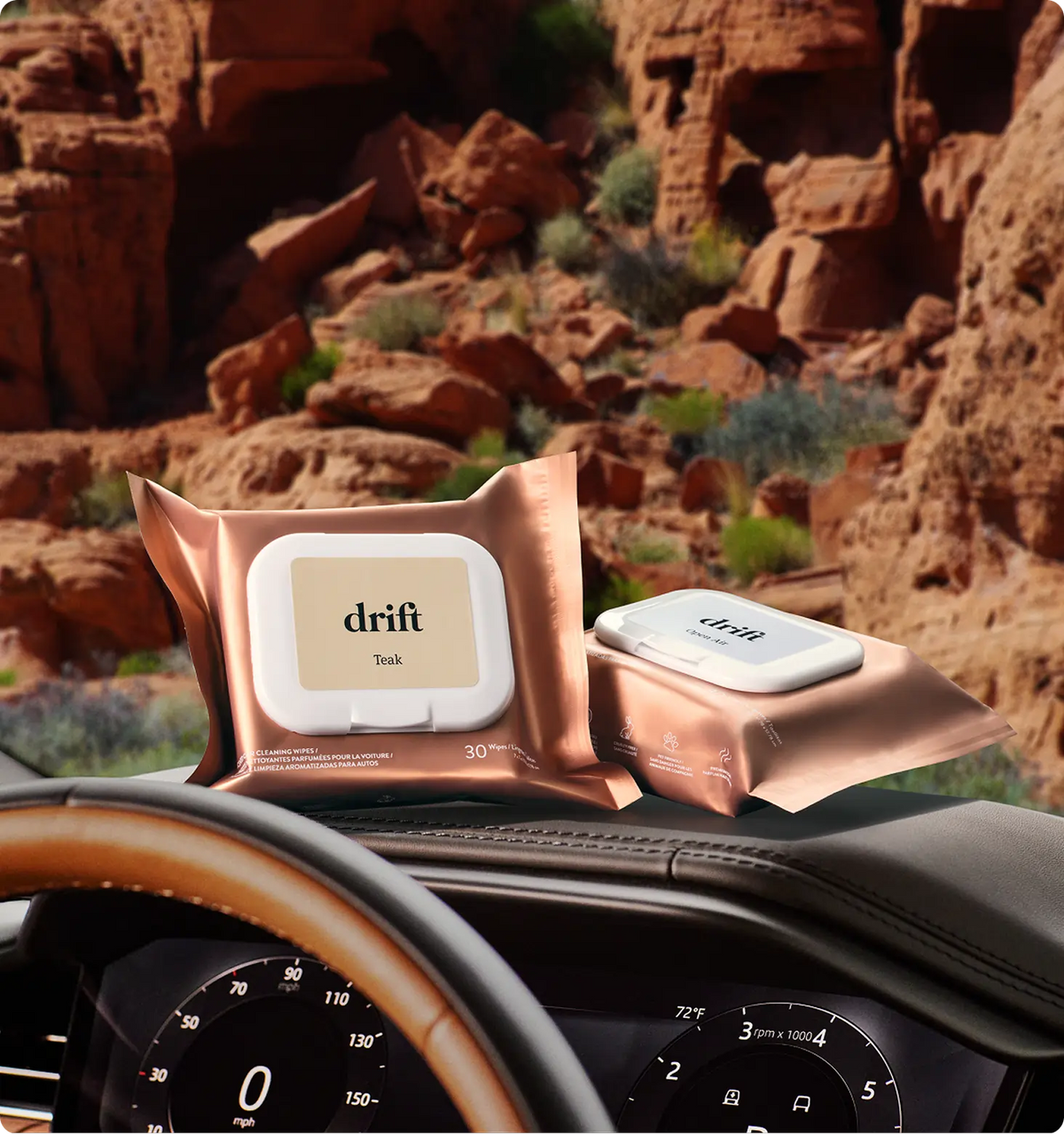 Scented Car Wipes